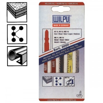 Blades Alt. Assortment W-Pl-Fe Sr.pcs.5 2000 Wilpu