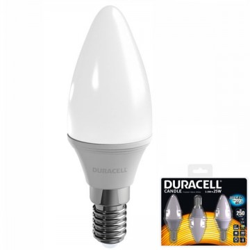 Lampe Led Olive E14 W 3,8 2700°K 3 pièces Duracell