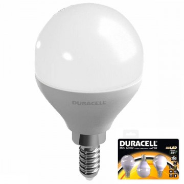 Lampada Led Sfera E14 W 3,8 2700°K pz.3 Duracell