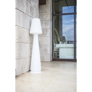 Lampe en polymère Monacis Chloe cm. 165 heures avec des LED RVB