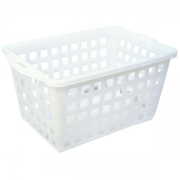White Perforated Basket 50X34 h 30 2200Hd1 Giganpl