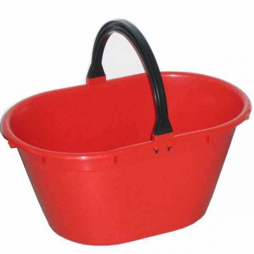 Oval Basket Plastic Handle L 20 Ics