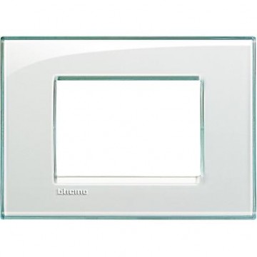Lna4803Ka Plaque Carrée 3 Modules Livinglight Aquamarine