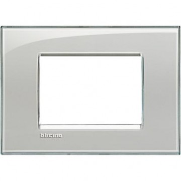 Lna4803Kg Livinglight Ice Gray 3-Place Square Plate