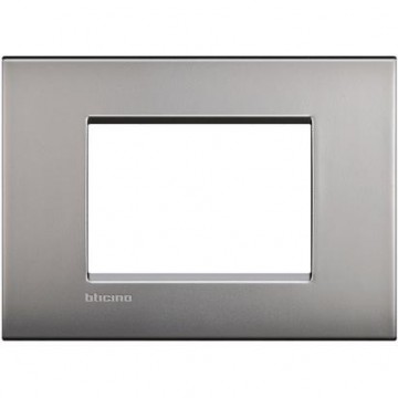 Lnc4803Nk Air Plate 3 Modules Nickel Satiné Livinglight