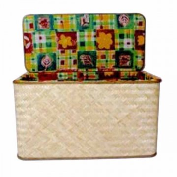 Basket Wicker Cushion 65X33 H.42 20982