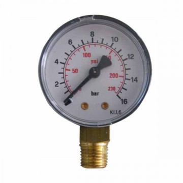 1/4" Expansion Vessels Pressure Gauge