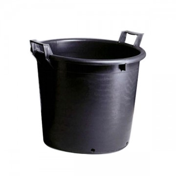 Mastello Tondo Fori L 70 cm 55 h 47 Nero Ics