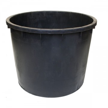 Round tub L 210 cm 80 h 55 Black Ics
