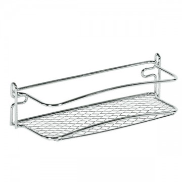 Chrome Bathroom Shelf Star Rett. 25X10 H. 7 Artex