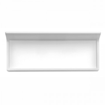 White Rect.Plus Bathroom Shelf cm 28X11 Eliplast