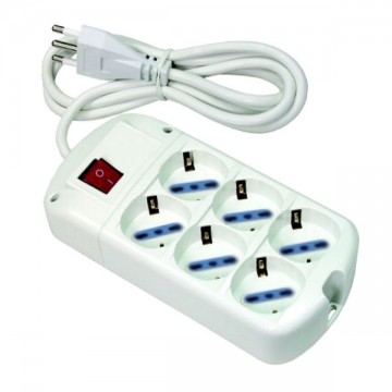 Power strip 6X2Pt Sk Int Syntesy 00380