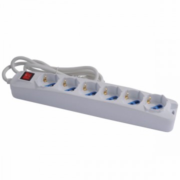 Power strip 6X2Pt Sk Int Syntesy 08829