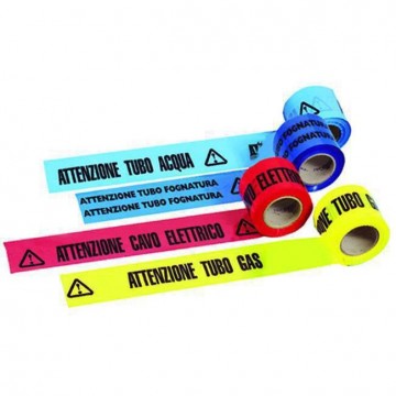 Warning Tape from Interro Aqua Blue