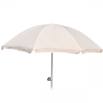 Steel Parasol White Cotton 200 Vette 05144