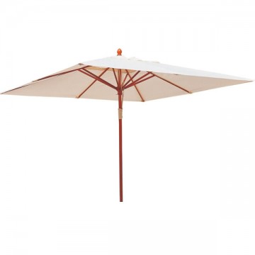 Umbrella Wood Polies.Gold 200X300 Vette 05818