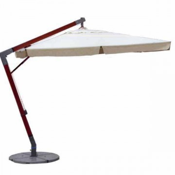 Profy Lateral Wooden Polyester Parasol 400X300 Vette 03206