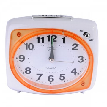 Oval Orange Alarm Clock Ladydoc 07146