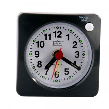 Smooth Gray Alarm Clock Ladydoc 07138