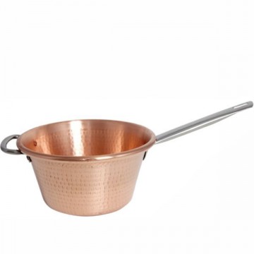 Copper Cauldron Stainless Steel Induction Handle cm 26 Lar