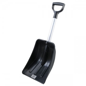 Snow Shovel Abs 26 Black Telescopic Pplast