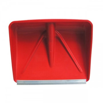 Snow Shovel Abs 45 Red Aluminum Reinforcement Stea