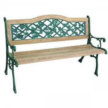 Banc Fonte/Bois Lierre cm 126 Vette 03805