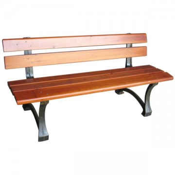 Banc de jardin en fonte/bois cm 150 Vette 03806