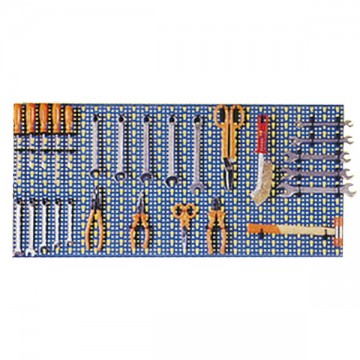 Steel Perforated Panel 100X50 Blue Kit