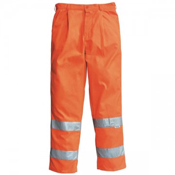 Pantalon Haute Visibilité Orange Reflex 48