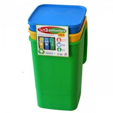 Eco Smart waste bin pcs.3 L 50 Alloy