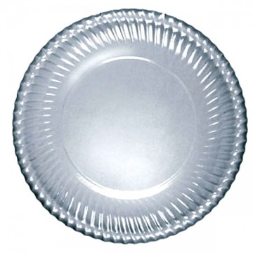 Silver Paper Plate cm 30 pcs. 6 Bibo