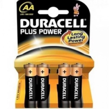 Piles alcalines Aa Duracell-Plus