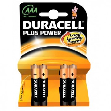 Pile Duracell-Plus Alkaline Aaa