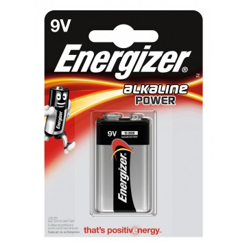 Piles Energizer Std-Alkaline 9V