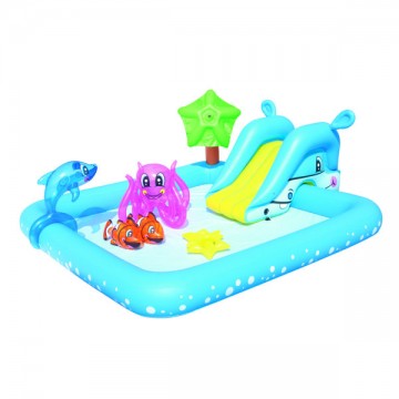 Piscina Rettangolare Aquarium 239X206 H. 86 Bestway BW53052