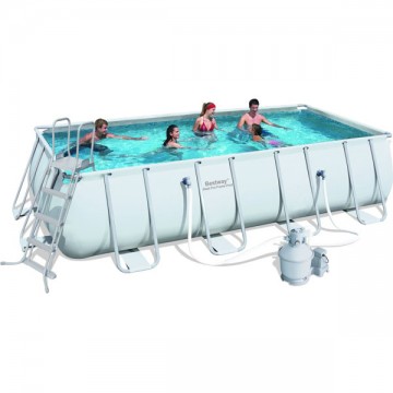 Piscina Steel Rettangolare Filtro J3 549X274 h 122 Bestway BW56466