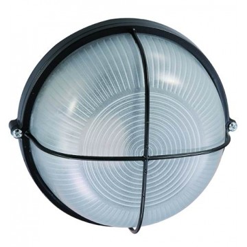 Black Round Blinky Luna Aluminum Ceiling Lights 60 Watt