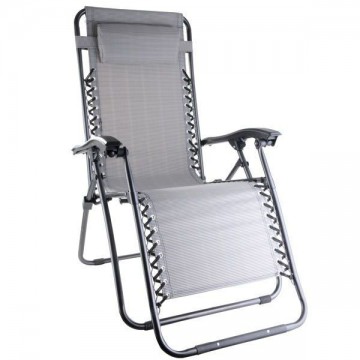 Vette Gray Smoked Steel Armchair 07670