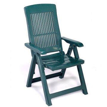 Fauteuil pliant en résine Progarden Tampa Green