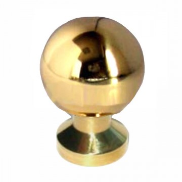 Polished Brass Ball Knob M12 mm 60
