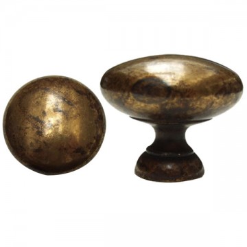 Antique Brass Round Knob 20 6550 Ms