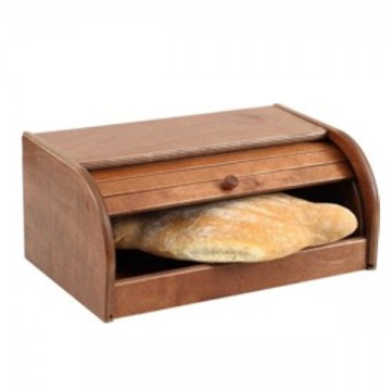 Bread bin Wood Serrandina Walnut cm 39X25 h 17