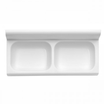 Porte-savon mural B.Co Double Plus cm 16X6 Eliplast