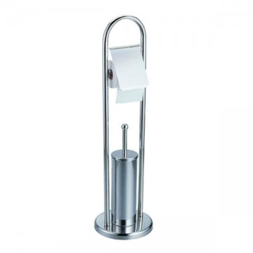 Toilet brush holder + Portarot. Aglaia stainless steel water 03737