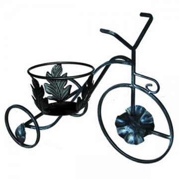 Support Pot Vélo 1P Rond Noir/Cuivre 22 50019