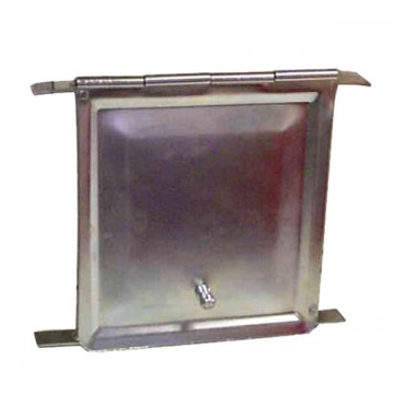 Fireplace door Zn sheet metal 17,0X19,0 Extra