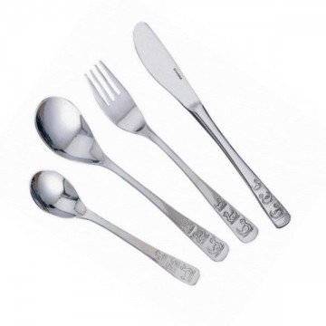 Cutlery Set Baby Steel 4 pcs Tescoma 794004