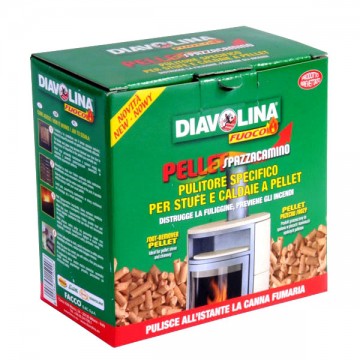 Pulitore SpazzaCamino a Pellet Kg 1,5 Diavolina