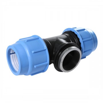 Polypropylene Pressure Fitting T F 1" mm 32